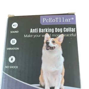 New PcEoTllR Dog Bark Collar, No Shock Bark Collar for Large Dogs with Vibration